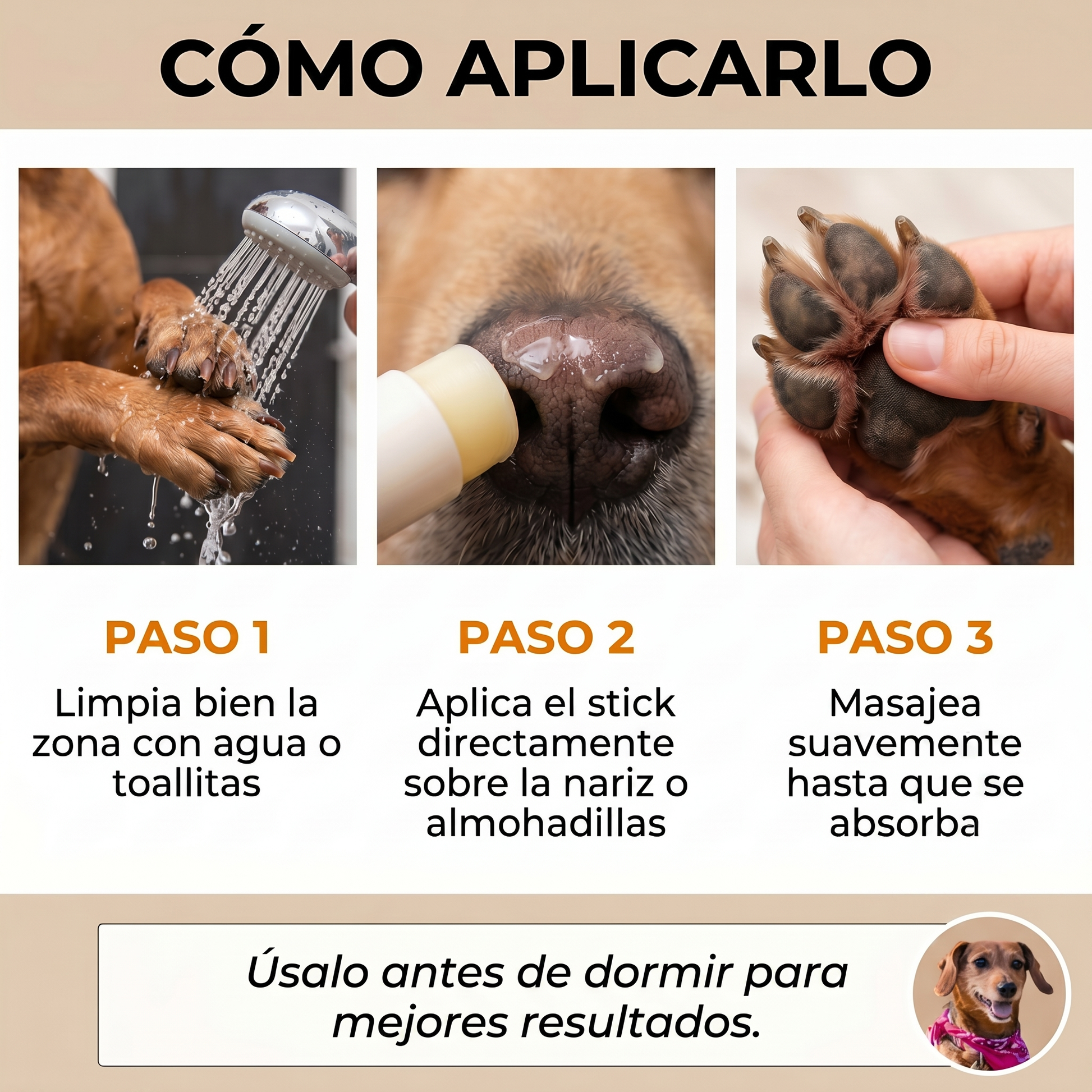 Cómo aplicar el bálsamo en 3 pasos